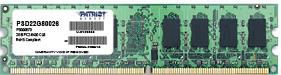 Patriot Memory 2GB DDR2 DIMM, 800MHz, 240-pin, CL6, 1.8V - W125282931