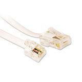 MicroConnect Cable RJ11-RJ45, Male/Male, White, 5.0m - W124964480