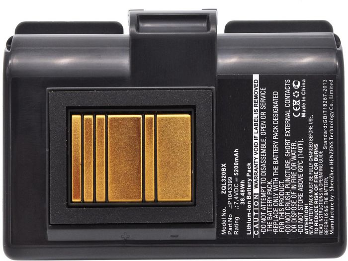 CoreParts Battery for Zebra Printer 38.48Wh Li-ion 7.4V 5200mAh Black, P1023901, P1023901-LF - W125326378