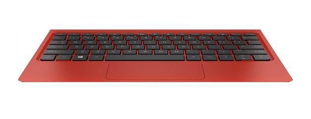 HP Top cover/keyboard spare part kits include TouchPad, for Red models - W124738425
