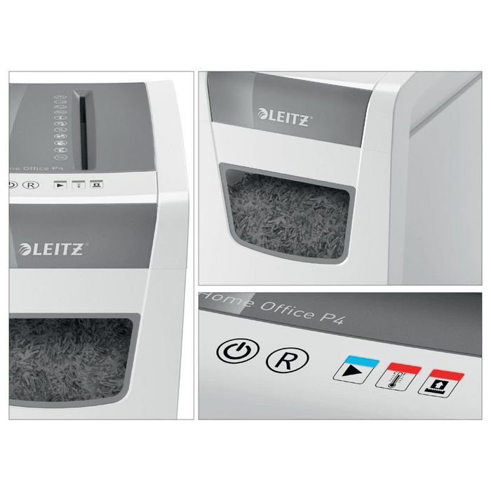 Leitz makulator IQ Slim Home Office P4 4x28mm krydsmakul. - W125181886