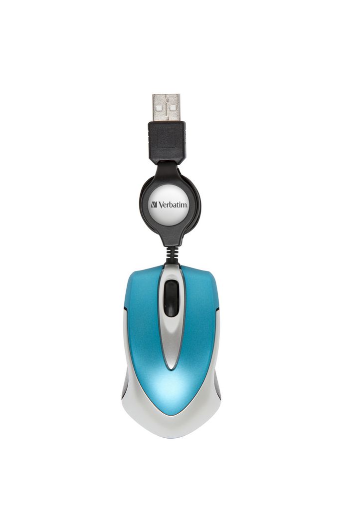 Verbatim USB, 1000 dpi, 150 x 42 x 29mm, 44g, Bleu Caraïbes - W124921498