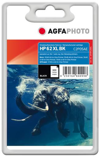 AgfaPhoto Ink Black HP No. 62 XL - W124745369
