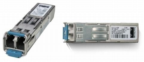 Cisco 1000BASE-SX SFP Transceiver Module MMF, 850-nm Wavelength, Industrial Temperature Range - W125805095