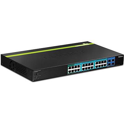 TRENDnet Web Smart Switch, 28 x RJ-45, Gigabit Ethernet, PoE+/PoE - W124576229