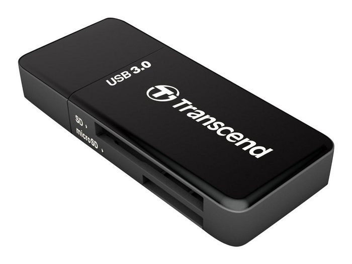 Transcend Transcend, RDF5 Card Reader, USB Type-A, USB 3.1 Gen 1, Black - W125076015