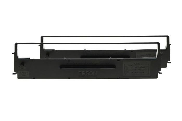 Epson SIDM Black Ribbon Cartridge for LQ-350/300 /300 II, Dualpack (C13S015646) - W124746705