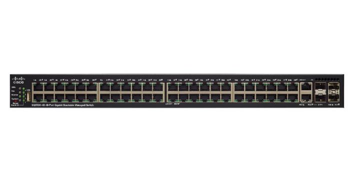 Cisco Sg550X-48 Managed L3 Gigabit Ethernet (10/100/1000) 1U Black, Grey - W128320886