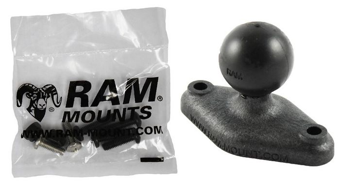 RAM Mounts Composite Diamond Ball Base with Mounting Hardware - W125070557