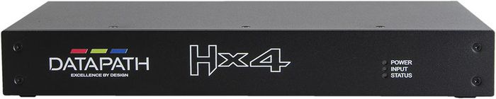 HX4, Datapath HDMI 1.4 in, 4 x HDMI 1.3 Out, 100BaseT Ethernet