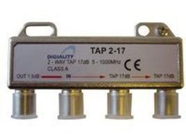 Digiality 2-way tap 1.5/17 dB 5-1000 MHz - W125304436