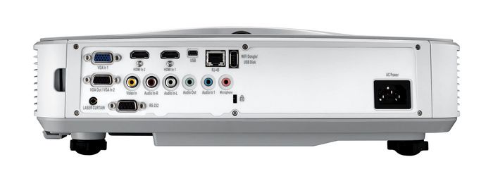 Optoma HZ40UST, DLP, 4000 lum, 16:10, 2x HDMI 1.4a, 2x VGA, 2x 3.5mm, RCA, USB, RS-232, RJ-45, 12V, Mini USB, 100-240V 50-60Hz, 382x310x124 mm - W125192899