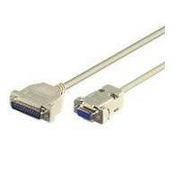MicroConnect 2m 9-pin/25-pin F/M - W125156159
