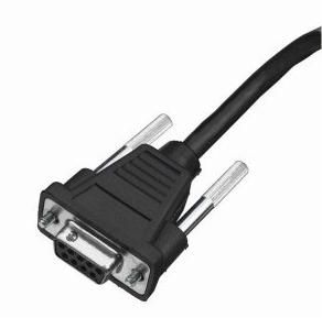 Honeywell 52-52562-3-FR Cable: RS232, black, DB9, 5V, 2.9m (9.5´) straight, External IO - W124823293