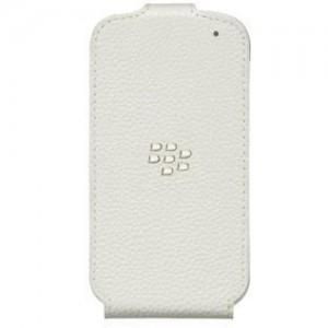 BlackBerry Flip Shell for BlackBerry Q10, Leather, White - W125337358