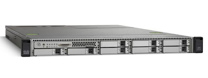 Cisco UCS C220 M3 SFF 1U, 1 x Xeon E5-2640 / 2.5 GHz, RAM 8 GB, SAS hot-swap 2.5", No HDD, Gigabit LAN - W124491104