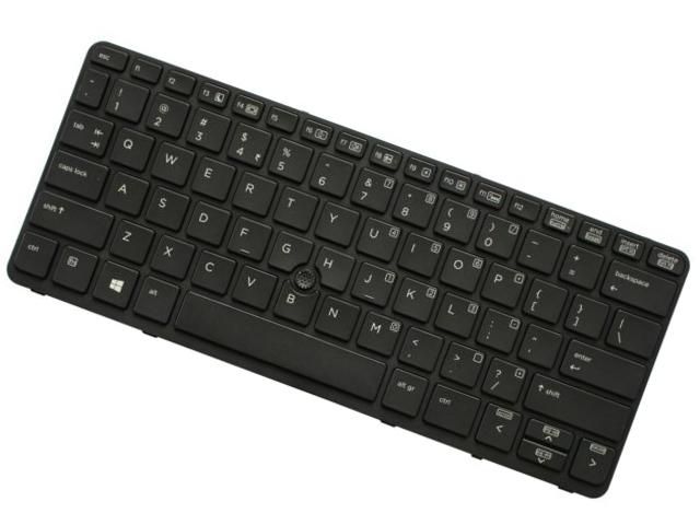 HP Non-backlit keyboard with pointing stick for EliteBook 820 G3 - FR layout (AZERTY) - W124735710