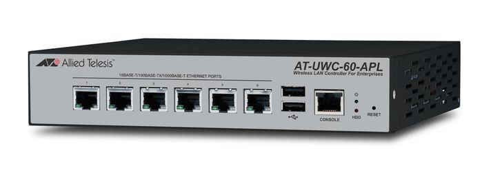 Allied Telesis 1RU, 6x RJ-45, RS232, USB 2.0, 100-240 V, 47–63Hz, 210 x 210 x 42 mm, 1.5 kg - W125085250