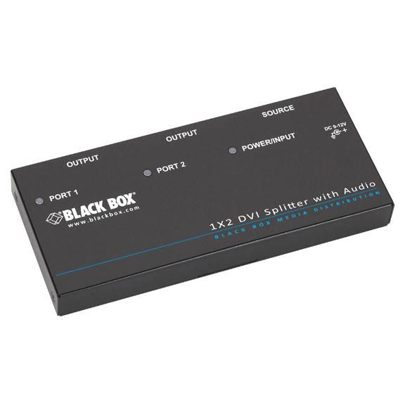 Black Box Single-Link DVI-D, 1080p, UXGA/WUXGA, 100 - 240 VAC, 50–60 Hz - W125085264