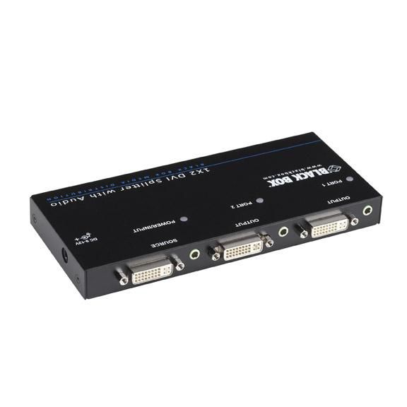 Black Box Single-Link DVI-D, 1080p, UXGA/WUXGA, 100 - 240 VAC, 50–60 Hz - W125085264