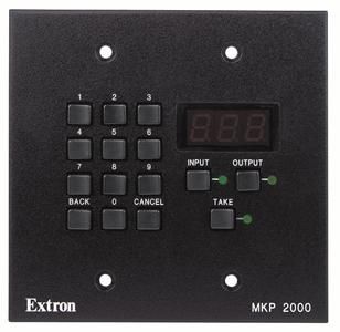 Extron Matrix Switcher X-Y Remote Control Panel - Black - W125451586