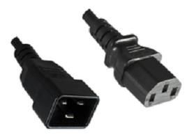 MicroConnect Extension Cord C13 - C20, 2m - W125329325