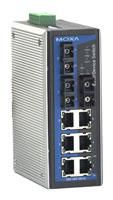 Moxa EDS-309-3M-ST-T, Fast Ethernet, 512 Kbit, 6 x RJ-45, 3 x 100BaseFX, 802.3x, ST, MDI/MDI-X, Multi-mode, 630 g - W125114106