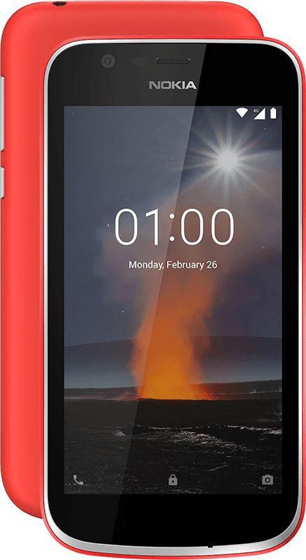 Nokia 4.5” FWVGA IPS, MT6737M Quad Core 1.1GHz, 1 GB LPPDDR 3, 802.11 b/g/n, Android 8.1 Oreo (Go edition) - W125346641
