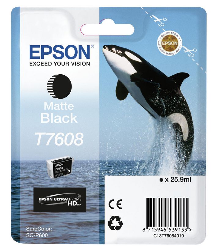 Epson T7608 Matte Black - W124946831