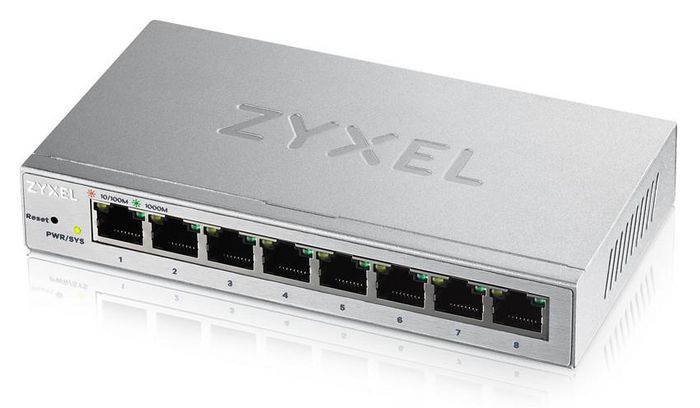 Zyxel GS1200-8 - 8-Port Web Managed Gigabit Switch - W124855101