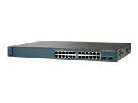 Cisco 24 Ethernet 10/100 ports & 2 SFP-based Gigabit Ethernet ports, 370W available for PoE, allowing 15.4W to all ports, 1RU, IPv6, IP Services software feature set - W124678750