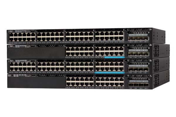 Cisco Catalyst 3650-48PWS-S, Standalone, 1U, 48 x 10/100/1000 Ethernet PoE, 4x1G Uplink ports, DRAM 4GB, Flash 2GB, IP Base w/5 AP licenses - W124678758