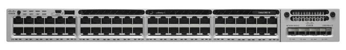 Cisco Stackable 48 10/100/1000 Ethernet PoE+ ports, with 1100WAC power supply 1 RU, IP Base feature set - W124678763