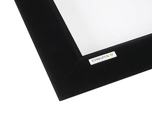 Kingpin Velvet Framed Screen, 240cm, 16:9 - W125448064