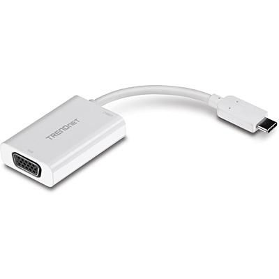 TRENDnet USB-C to VGA Adapter with Power Delivery - W124983645