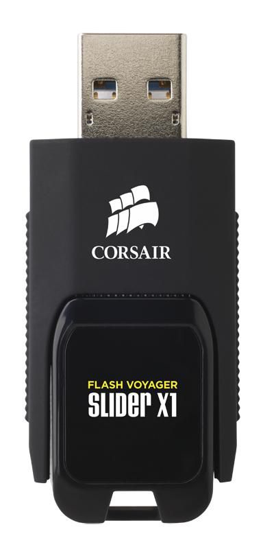 Corsair Voyager Slider X1 64GB, USB 3.0, Capless, Plug and Play - W124682936