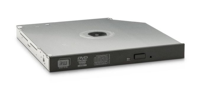 HP 8X SuperMulti Slim-slot DVD (SMD) Writer optical disc drive (ODD) - Small form factor, 9.5mm size - Without holder - W124792767