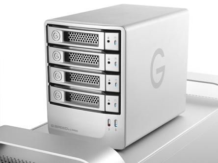 G-Technology G-SPEED eS Pro - 4000GB, mini-SAS, 4x SATA II, 5700g, Silver - W124996224