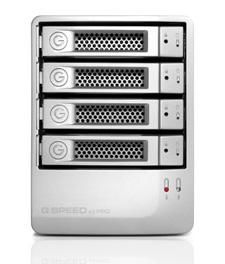 G-Technology G-SPEED eS Pro - 8000GB, mini-SAS, 4x SATA II, 5700g, Silver - W124996225