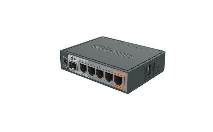 MikroTik 5x Gigabit Ethernet, SFP, Dual Core 880MHz CPU, 256MB RAM, USB, microSD, RouterOS L4, support for IPsec hardware encryption and The Dude server package - W125091755