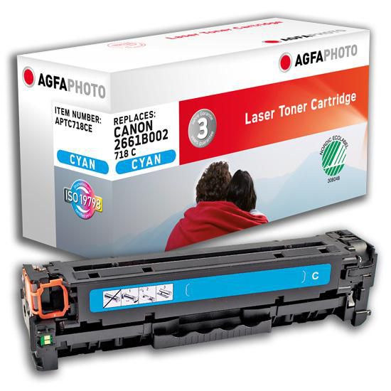 AgfaPhoto Replacement Toner for Canon, 2900 PY, Cyan - W125045081