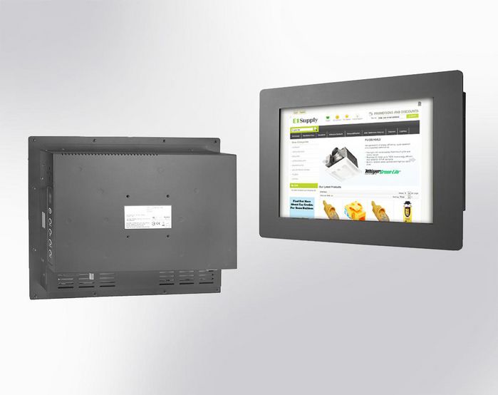 Winsonic Panel Mount, 27" LCD monitor, 1920 x 1080, LED 300 nits, VGA + HDMI + DVI input - W125268415