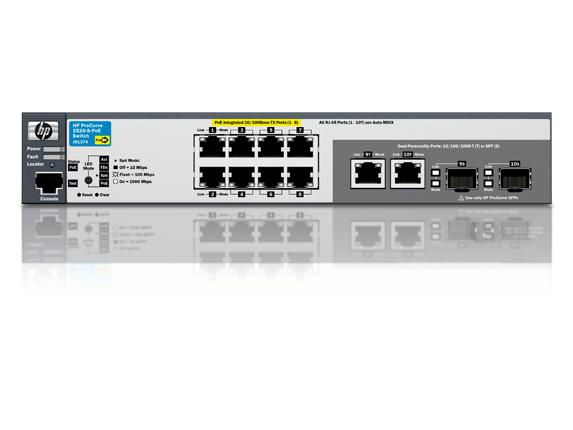Hewlett Packard Enterprise HP 2520-8-PoE Switch - W124456857EXC