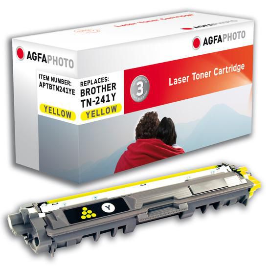 AgfaPhoto 1400 pages, yellow, replacement for Brother TN-241Y - W125244715