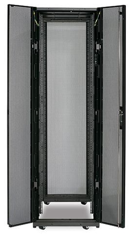 APC 42U, 600mm (W) x 1200mm (D), Black, Shock Packaging - W125045167