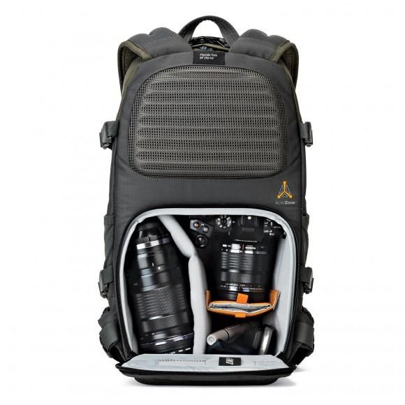 Lowepro Flipside Trek BP 250 AW f/ Mirrorless Camera & compact DSLR, Grey/Dark Green, 1.06kg - W124761828