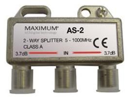 Maximum 2-way Radio/TV/FM splitter F-con 5-1000 Mhz. - W125398585