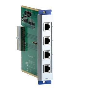 Moxa 4-port Fast Ethernet interface modules for the EDS-600 Series - W124818948