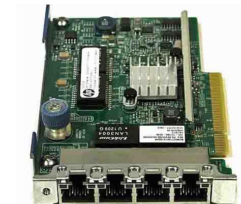 Hewlett Packard Enterprise Ethernet 1Gb 4-port 331FLR (FlexibleLOM form factor) adapter - For ProLiant Gen8 rack servers, supports Message Signaled Interrupts (MSI/MSI-X) - W124673258