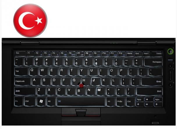 Lenovo Keyboard (Turkish), Black - W124651916